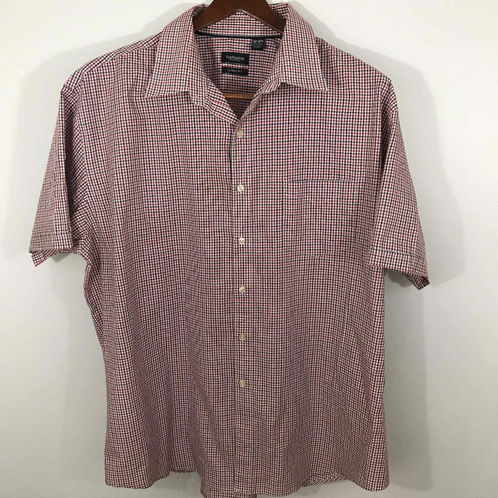 Van Heusen Mens Short Sleeve Button down XXL